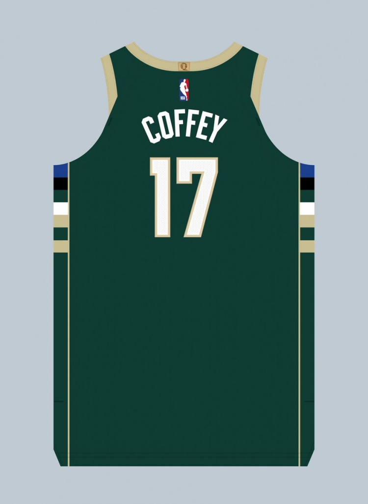 上赛季场均9.7分2.2篮板！球衣记者：科菲在雄鹿穿17号球衣