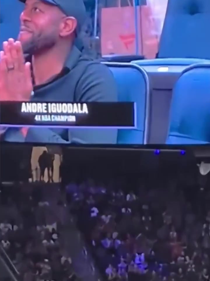 未来的勇士雕像拥有者！一哥观战女武神 大通中心掌声欢呼声雷动