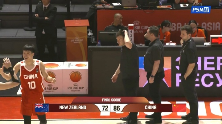 有点巧！U16男篮和成年国家队均击败新西兰重返决赛 分差都是14分