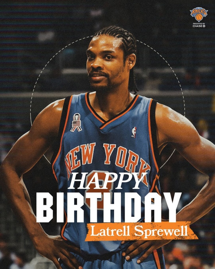 还记得狂人有多狂吗？尼克斯官方祝斯普雷维尔55岁生日快乐！