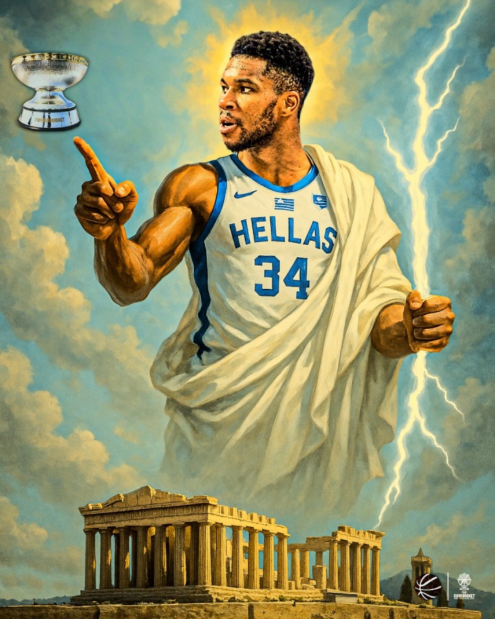 还在进化！字母哥欧锦赛中投命中率飙升至61.1%